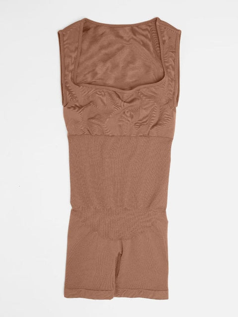 Curvypower | Australia Jumpsuit Square Neck Tummy Control Shaping Jumpsuit