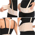 Curvypower | Australia Maternity Belts & Support Bands Pregnancy Belly Maternity Support Belt With Shoulders Straps and Back Waist Band Lumbar Brace Shapewear