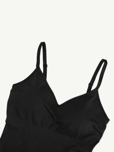 CurvyPower | Australia Maxi Dress V Neck Bodycon Midi Shaper Dress with Spaghetti Straps