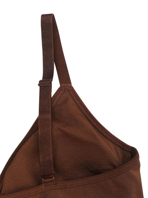 CurvyPower | Australia Maxi Dress V Neck Bodycon Midi Shaper Dress with Spaghetti Straps