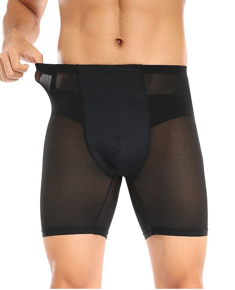 Curvypower | Australia men shaper Men Hip Lifting Shapewear Compression Boxer Shorts
