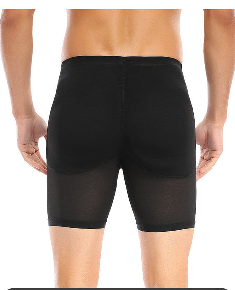 Curvypower | Australia men shaper Men Hip Lifting Shapewear Compression Boxer Shorts