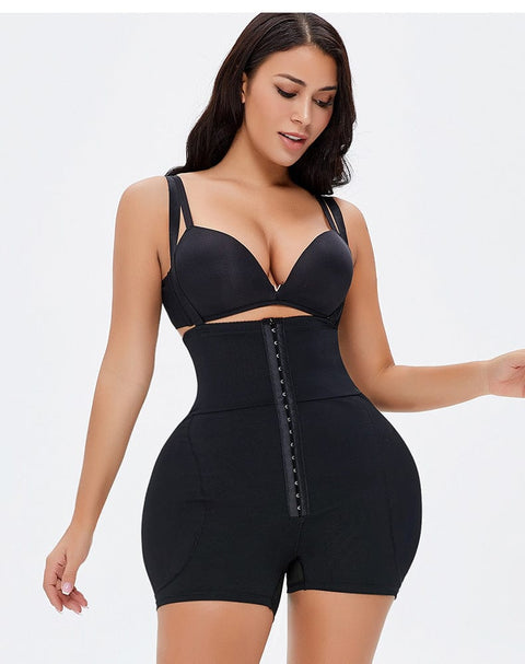 Curvypower | Australia shaper shorts Black / S High Waist Trainer Hip Lifting Shaper Shorts with Adjustable Straps