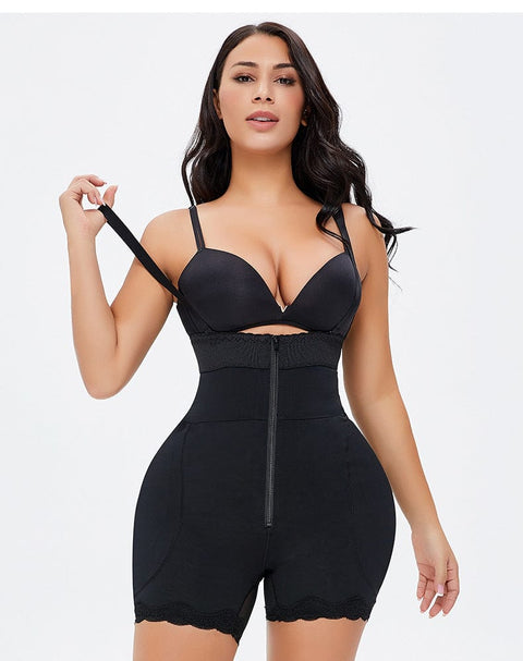 Curvypower | Australia shaper shorts Black / S Seamless Tummy Control Hip Lifting Shaper Shorts with Adjustable Straps