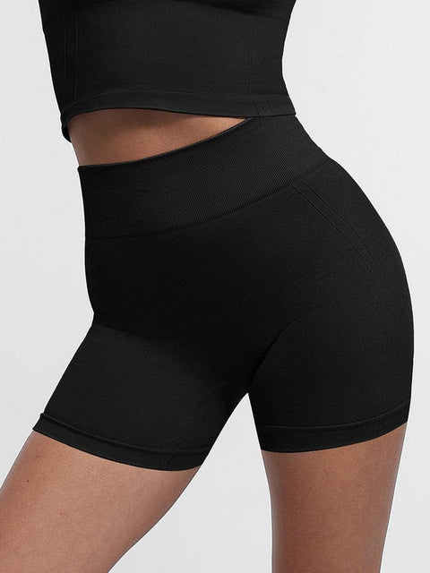 Curvypower | Australia shaper shorts Black / S Tummy Control Seamless High-Waisted Peach Buttocks Shaping Sports Yoga Shorts Breathable Activewear