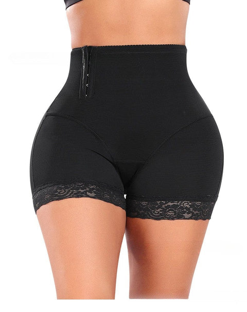 Curvypower | Australia shaper shorts Black / S Waist Trainer Lace Shaper Shorts with Side Buckle Closure