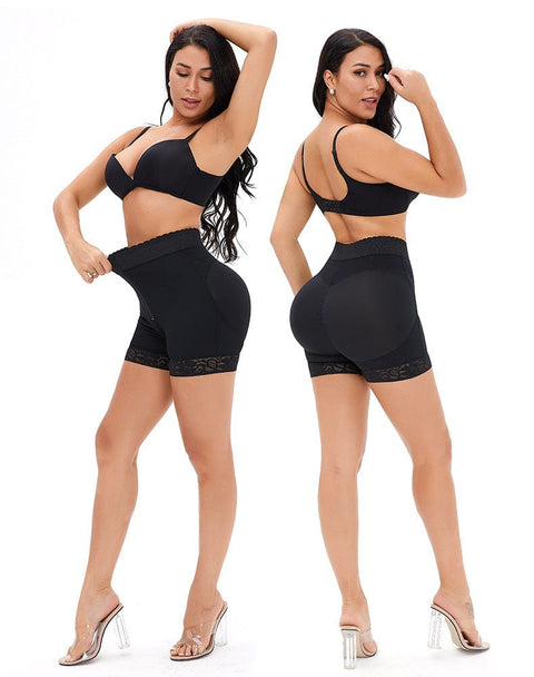 Curvypower | Australia shaper shorts Front Zippered Lace Shaper Shorts for Tummy Control and Hip Lifting