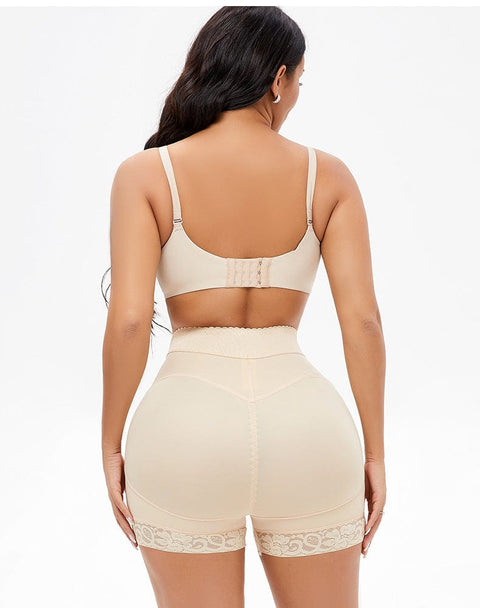 Curvypower | Australia shaper shorts Front Zippered Lace Shaper Shorts for Tummy Control and Hip Lifting