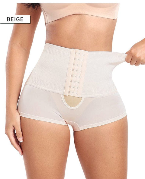 Curvypower | Australia shaper shorts High Waist Trainer Shaping Shorts with Front Hook and Eye Closure