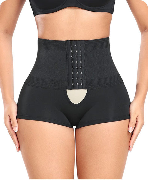Curvypower | Australia shaper shorts High Waist Trainer Shaping Shorts with Front Hook and Eye Closure