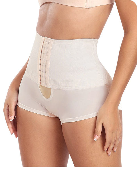 Curvypower | Australia shaper shorts High Waist Trainer Shaping Shorts with Front Hook and Eye Closure