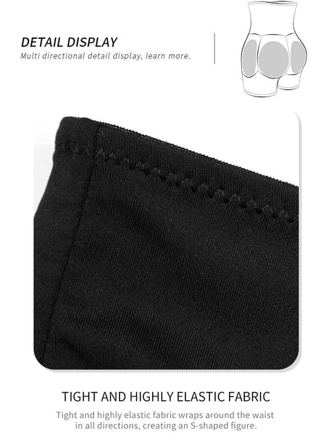 Curvypower | Australia shaper shorts High Waisted Bum Lifter Shaping Shorts with Removable Hip Pads