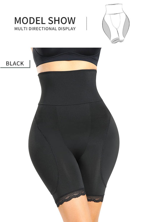 Curvypower | Australia shaper shorts High Waisted Tummy Control Shaping Shorts with Removable Hip Pads