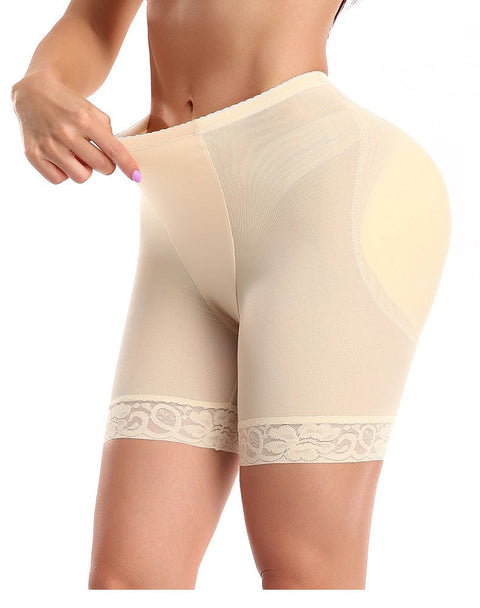 Curvypower | Australia shaper shorts Lace Bum Lifter High Waist Trainer Shaper Shorts with Hip Pads