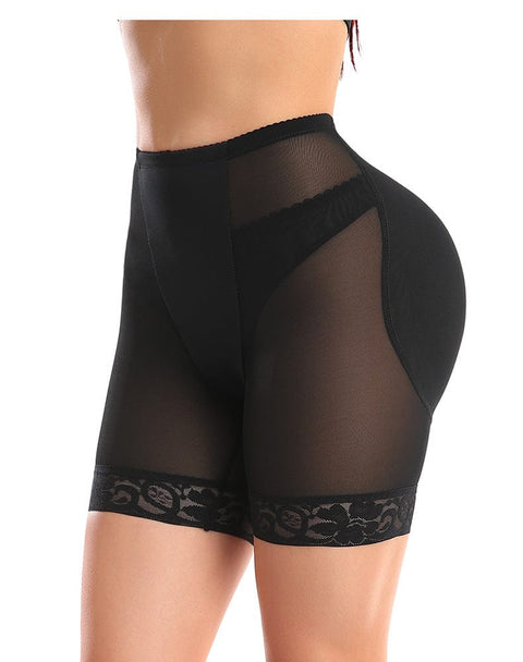 Curvypower | Australia shaper shorts Lace Bum Lifter High Waist Trainer Shaper Shorts with Hip Pads