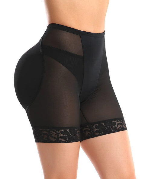 Curvypower | Australia shaper shorts Lace Bum Lifter High Waist Trainer Shaper Shorts with Hip Pads