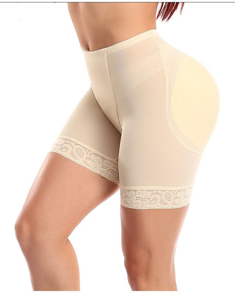 Curvypower | Australia shaper shorts Lace Bum Lifter High Waist Trainer Shaper Shorts with Hip Pads