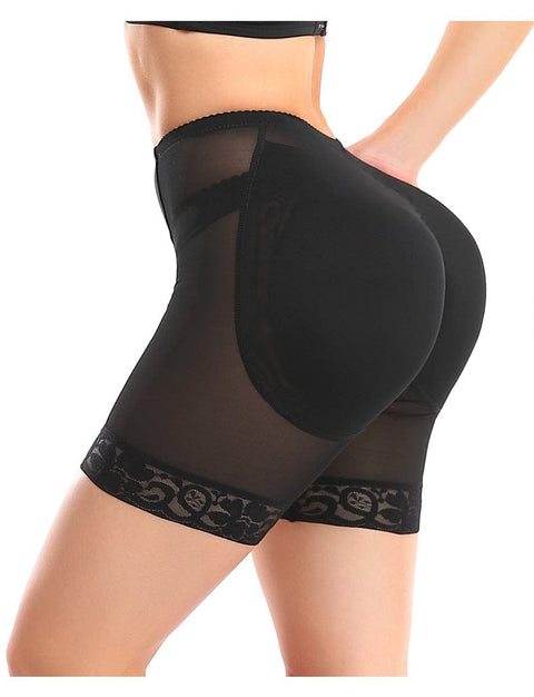 Curvypower | Australia shaper shorts Lace Bum Lifter High Waist Trainer Shaper Shorts with Hip Pads