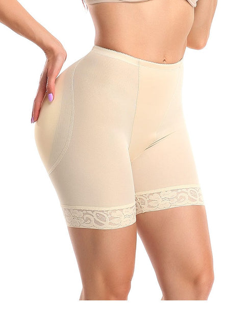 Curvypower | Australia shaper shorts Lace Bum Lifter High Waist Trainer Shaper Shorts with Hip Pads