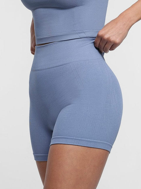 Curvypower | Australia shaper shorts Tummy Control Seamless High-Waisted Peach Buttocks Shaping Sports Yoga Shorts Breathable Activewear