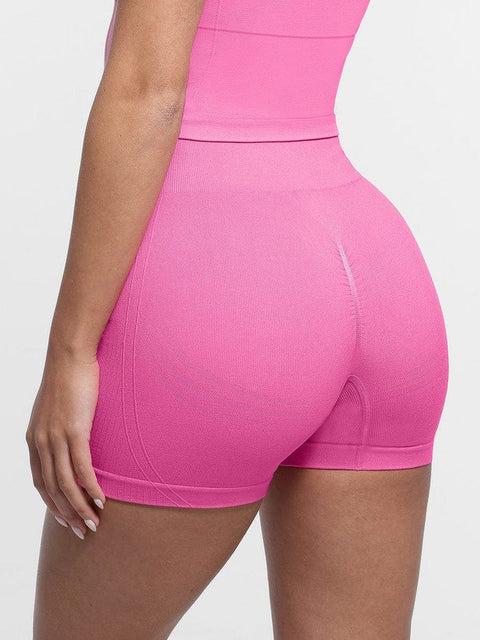Curvypower | Australia shaper shorts Tummy Control Seamless High-Waisted Peach Buttocks Shaping Sports Yoga Shorts Breathable Activewear
