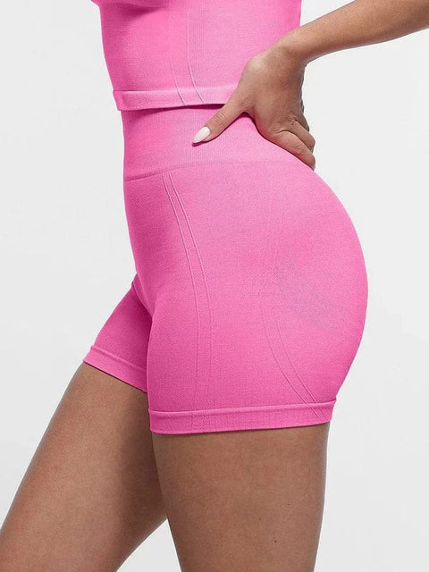 Curvypower | Australia shaper shorts Tummy Control Seamless High-Waisted Peach Buttocks Shaping Sports Yoga Shorts Breathable Activewear