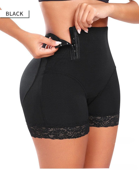 Curvypower | Australia shaper shorts Waist Trainer Lace Shaper Shorts with Side Buckle Closure