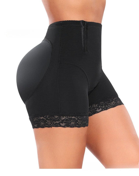 Curvypower | Australia shaper shorts Waist Trainer Lace Shaper Shorts with Side Buckle Closure