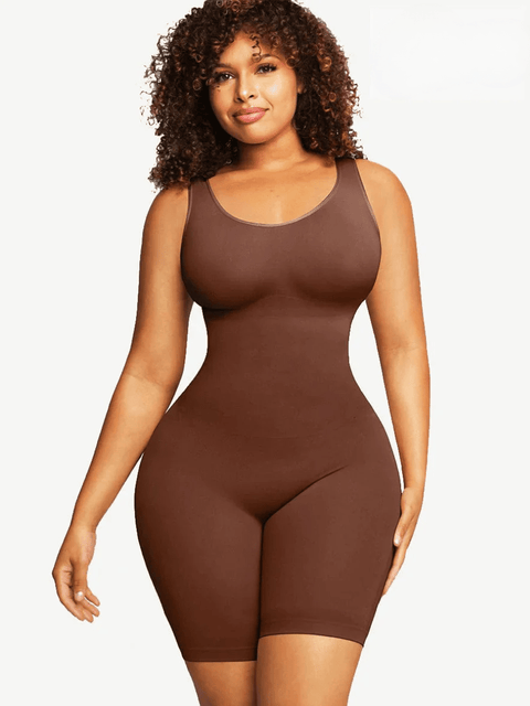 CurvyPower | Australia shapewear bodysuit Dark Brown / XS/S Seamless Tummy Control Full Body Shapewear Bodysuit