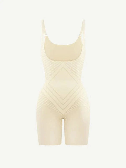 CurvyPower | Australia shapewear bodysuit Open Bust Plus Size Tummy Control Shapewear Bodysuit