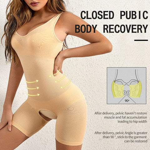 Curvypower | Australia shapewear bodysuit Women's Abdomen and Waist Pospartum Shaper Bodysuit