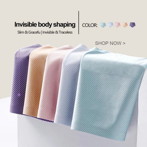CurvyPower | UK Shapewear Seamless High Waist Underwear Solid Color Abdomen Hips Fat Burning Body Sculpting