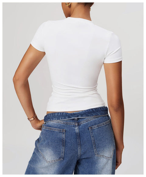 Curvypower | Australia Shirts & Tops Activewear Quick Dry Gym Shaping Shirt Tops for Women