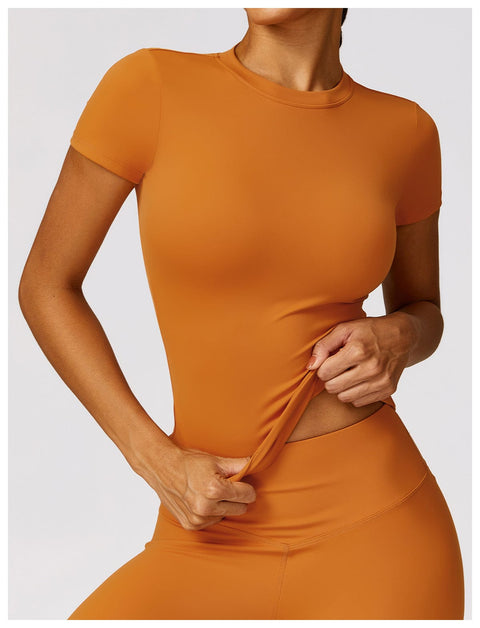 Curvypower | Australia Shirts & Tops Activewear Quick Dry Gym Shaping Shirt Tops for Women