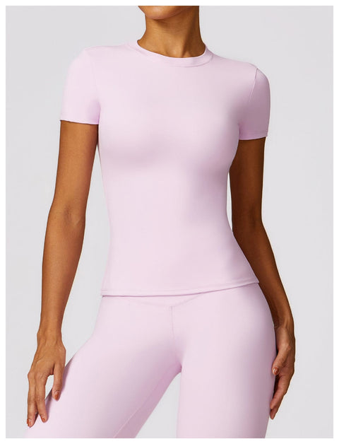 Curvypower | Australia Shirts & Tops Clove Powder / S Activewear Quick Dry Gym Shaping Shirt Tops for Women