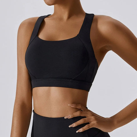 Curvypower | Australia Sports Bra Black / S Shockproof Wireless Supportive Sports Bra for Women