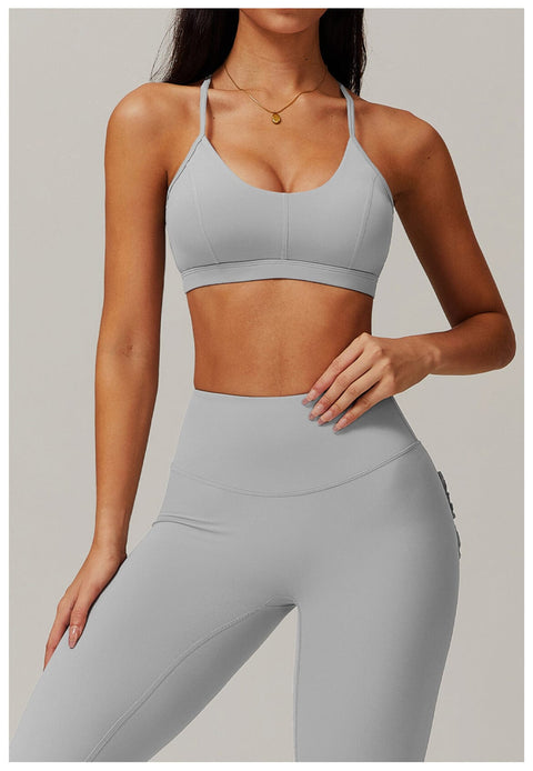 Curvypower | Australia Sports Bra Blue / S High-Support Sports Bra for Women with Removable Pads