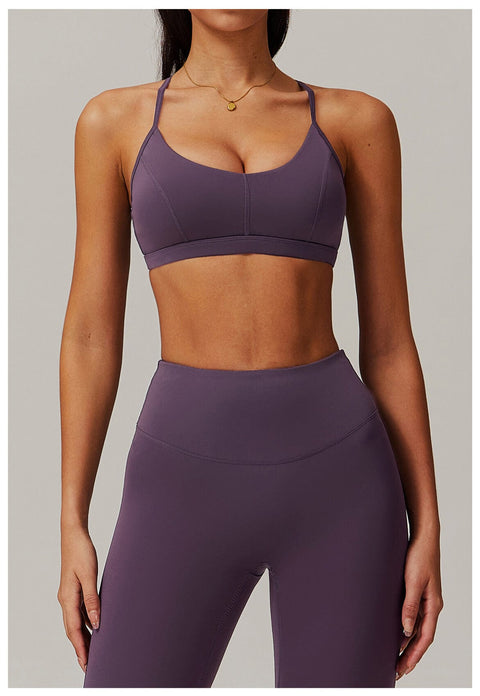 Curvypower | Australia Sports Bra Purple / S High-Support Sports Bra for Women with Removable Pads