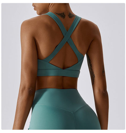 Curvypower | Australia Sports Bra Shockproof Wireless Supportive Sports Bra for Women
