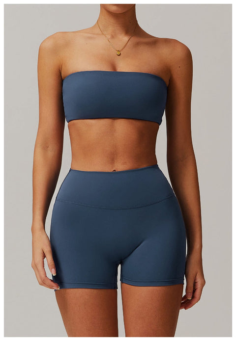 Curvypower | Australia Sports Bra Women Strapless Tube Top Fitness Yoga Bandeau Bra