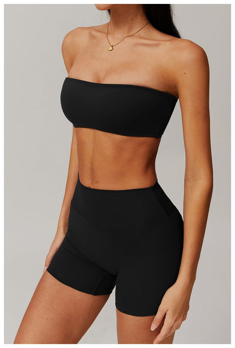 Curvypower | Australia Sports Bra Women Strapless Tube Top Fitness Yoga Bandeau Bra