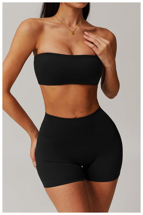 Curvypower | Australia Sports Bra Women Strapless Tube Top Fitness Yoga Bandeau Bra