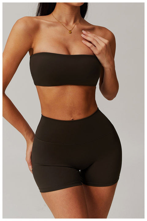 Curvypower | Australia Sports Bra Women Strapless Tube Top Fitness Yoga Bandeau Bra