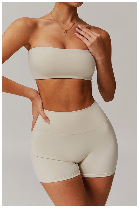 Curvypower | Australia Sports Bra Women Strapless Tube Top Fitness Yoga Bandeau Bra