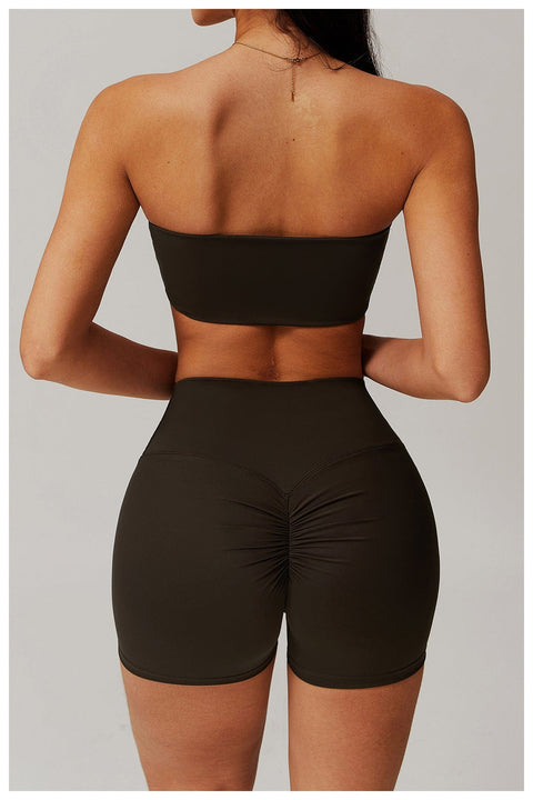 Curvypower | Australia Sports Bra Women Strapless Tube Top Fitness Yoga Bandeau Bra