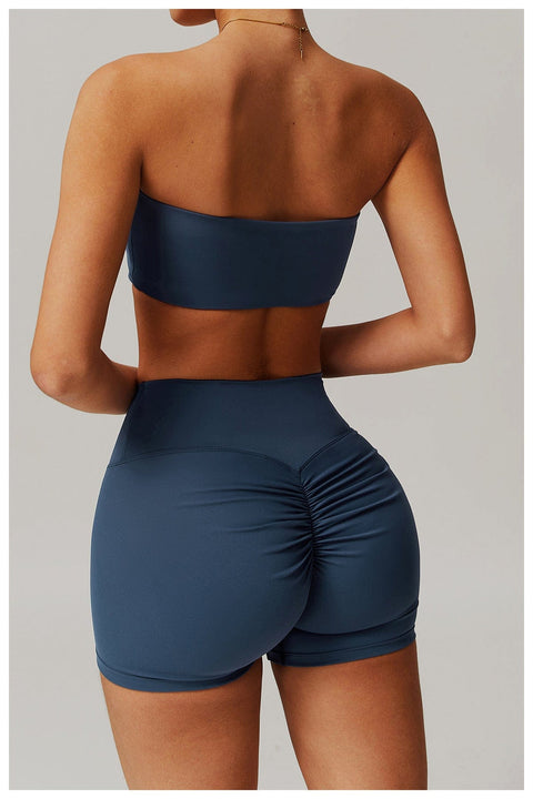 Curvypower | Australia Sports Bra Women Strapless Tube Top Fitness Yoga Bandeau Bra