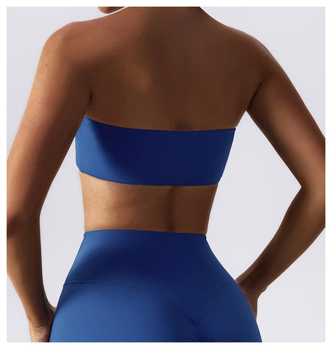 Curvypower | Australia Sports Bra Women Strapless Tube Top Fitness Yoga Bandeau Bra