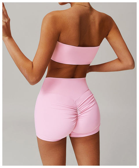 Curvypower | Australia Sports Bra Women Strapless Tube Top Fitness Yoga Bandeau Bra