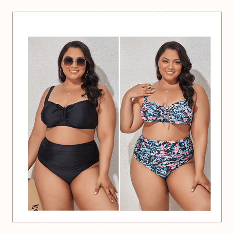 Curvypower | Australia Swimwear Women's Plus Size Bikini Two Piece Swimwear