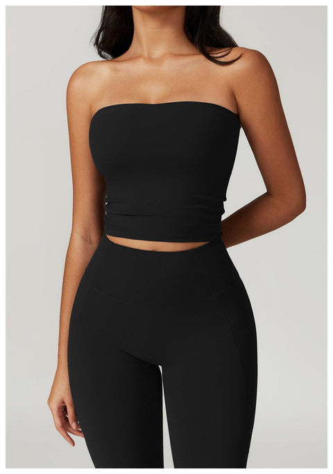 Curvypower | Australia Tank Top Advanced Black / S Seamless Strapless Quick-Dry Shaping Tube Tank Top for Women